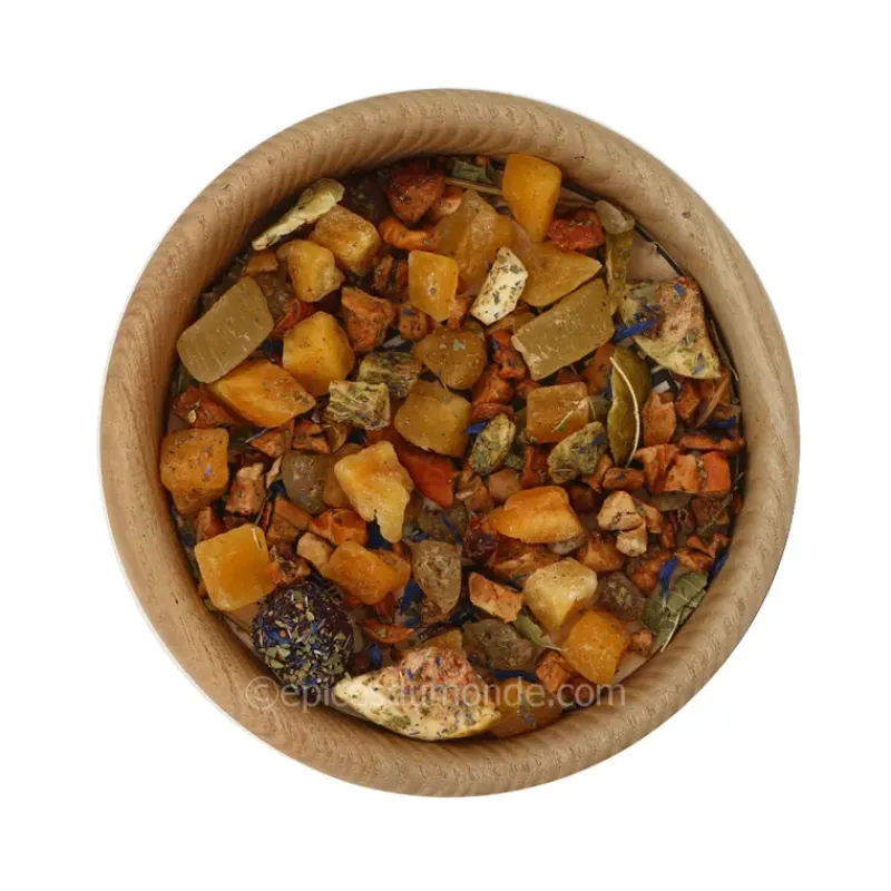 Discount Épices du Monde Infusion fruitée melon cerise kiwi