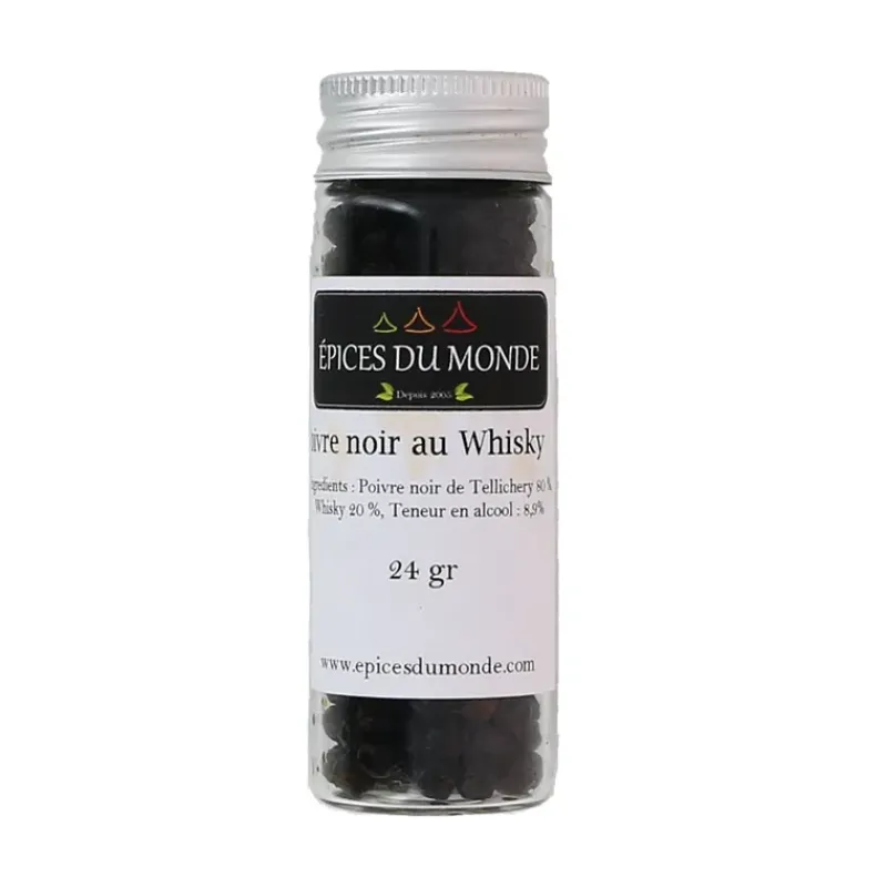 Best Épices du Monde Poivre de Tellichery au Whisky